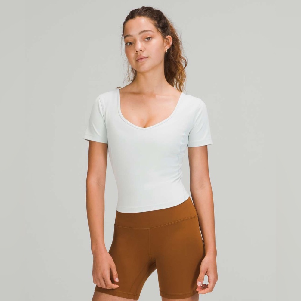 NWT Lululemon Align Tee in Ocean Air | 6